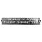 Beware of Dog Metal Wall Plaque