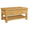 Oxford Oak Coffee Table with 2 Drawers