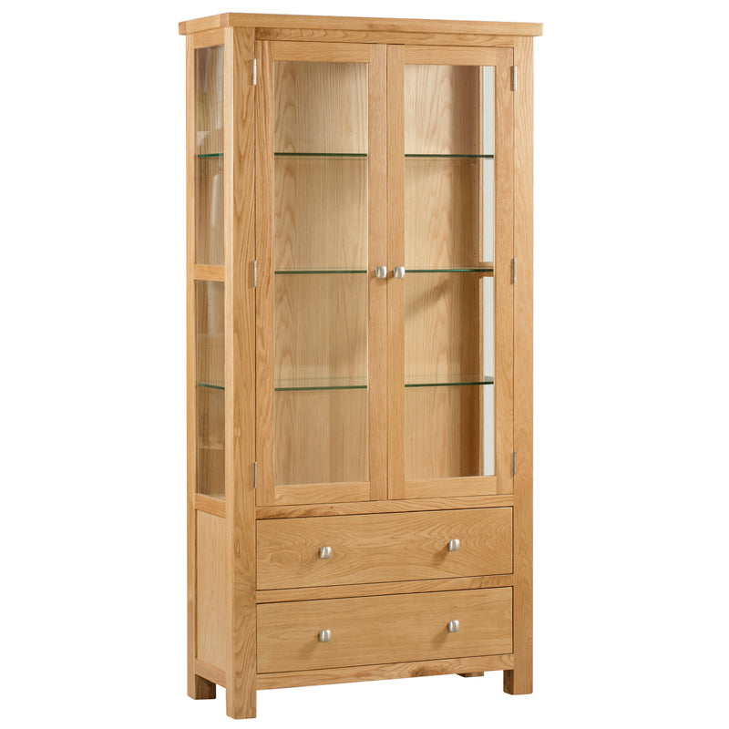 Oxford Oak Display Cabinet