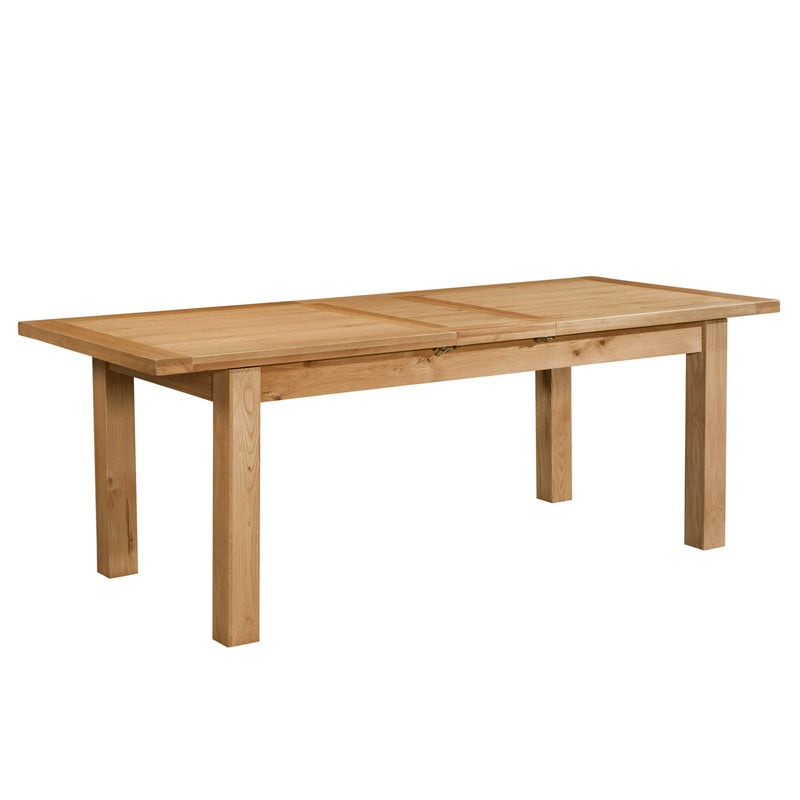 Oxford Oak Large Extending Table with 2 Leaves