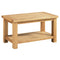 Oxford Oak Small Coffee Table with Shelf