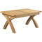 Oxford Oak X-Leg Extending Dining Table