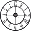 Large Metal Skeleton Wall Clock