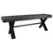 Foundry Oak Small Upholstered Bench