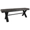 Foundry Oak Large Upholstered Bench