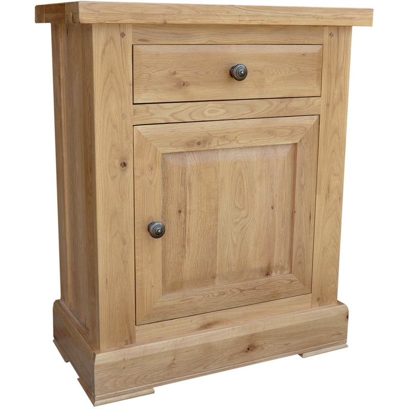 French Oak 1 Door Cabinet