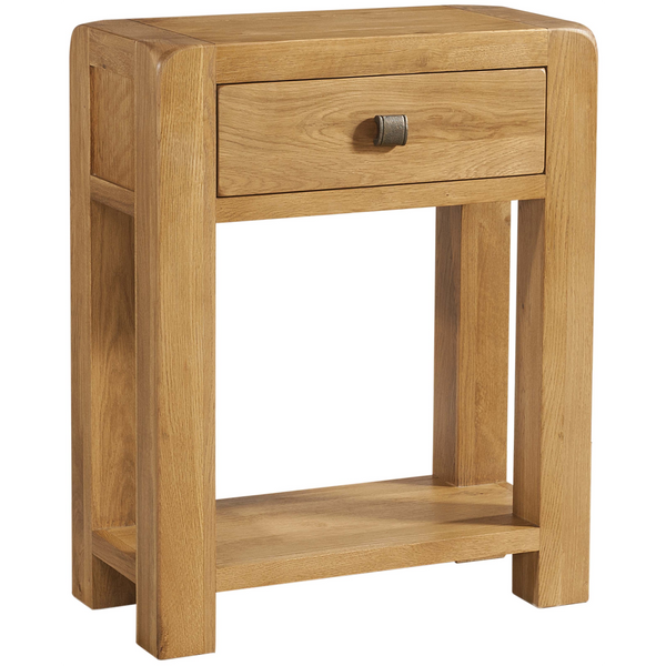 Sway Oak 1 Drawer Console Table
