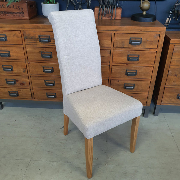 Beige Hampshire Fabric Chair - Ex Display