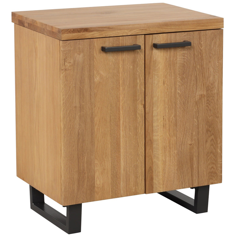 Foundry Oak 2 Door Storage Cabinet