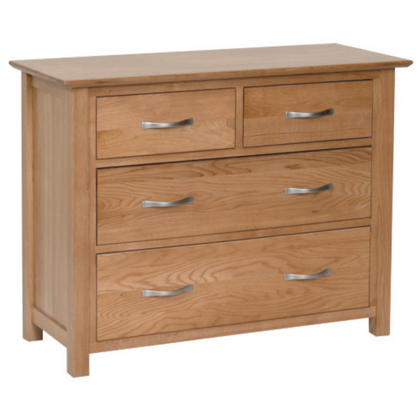 Hampshire Oak 2 Over 2 Chest