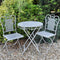 Metal Garden Table and 2 Chair Set