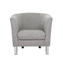 Manhattan Armchair Light Grey