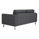 Manhattan 2 Seater Sofa Charcoal