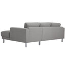 Manhattan Chaiselongue Sofa Light Grey (Right Hand)