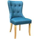 Burton Blue Fabric Chair