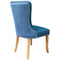 Burton Blue Fabric Chair