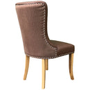 Burton Brown Fabric Chair