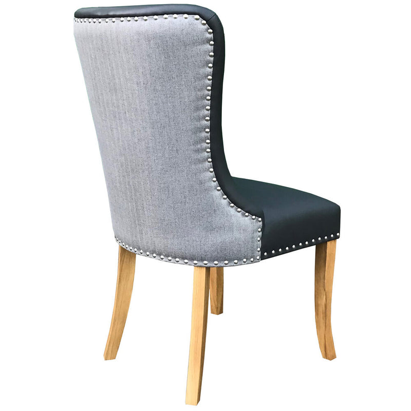 Burton Grey Fabric Chair