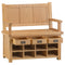 Country Oak Monks Bench