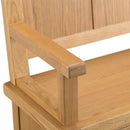 Country Oak Monks Bench