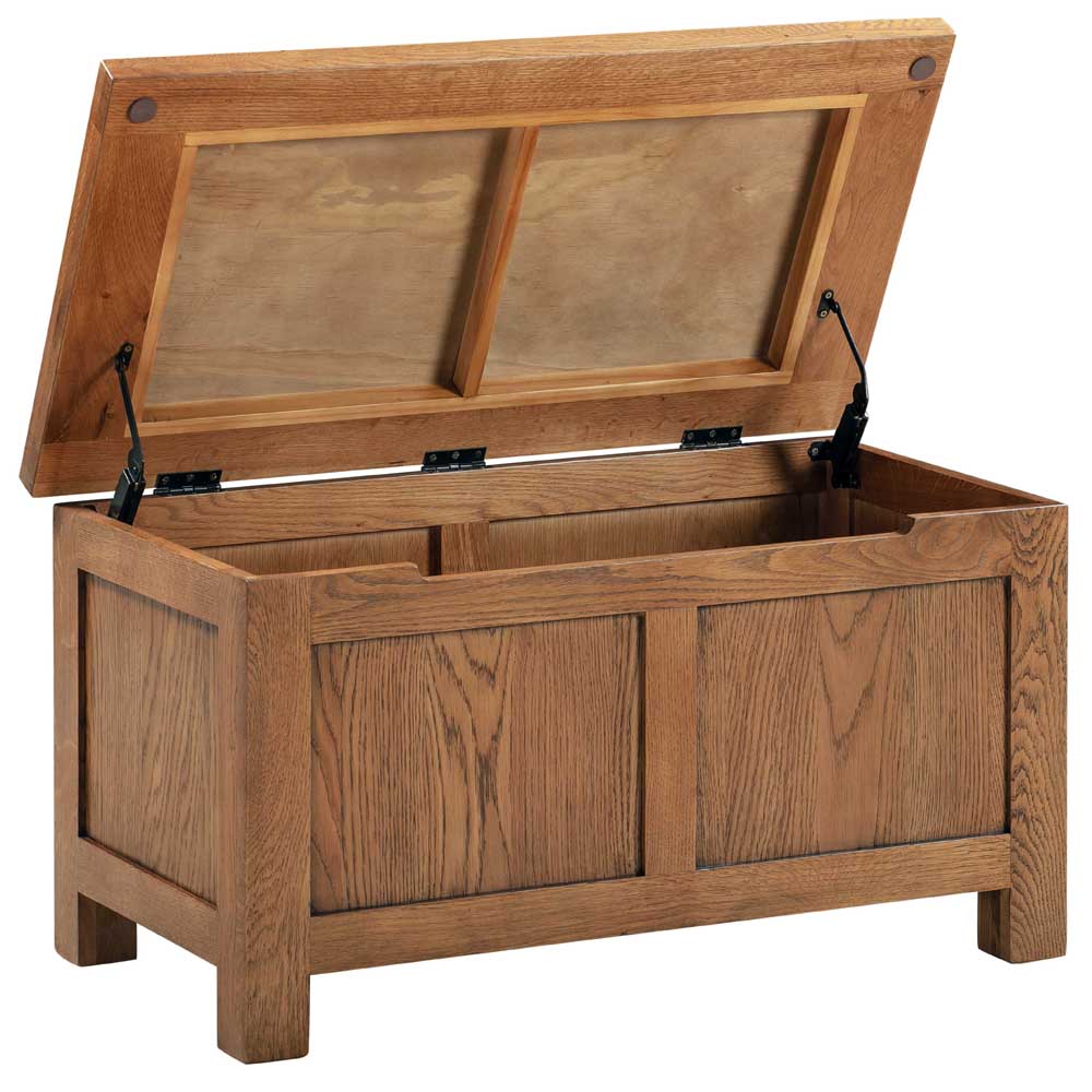 Oxford Rustic Blanket Box Castles Furniture