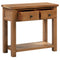 Oxford Rustic 2 Drawer Console Table