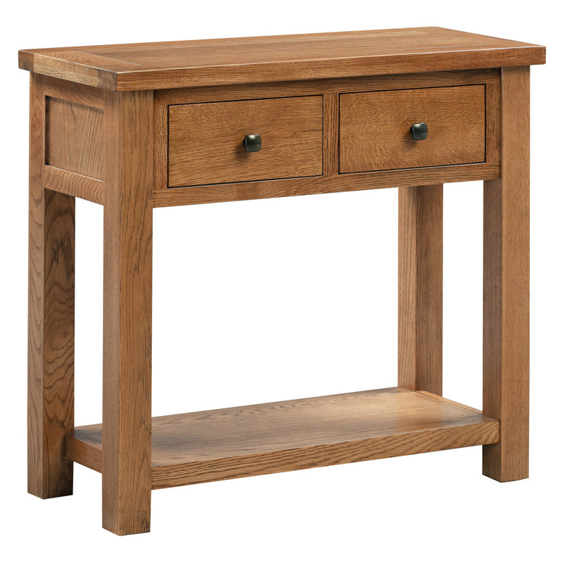 Oxford Rustic 2 Drawer Console Table