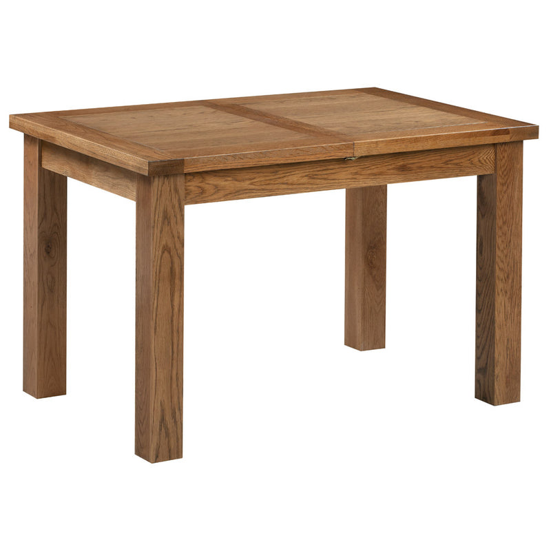 Oxford Rustic Small Extending Table 1 Leaf