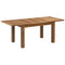 Oxford Rustic Large Extending Table with 2 Leaves