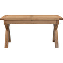 Oxford Oak X-Leg Extending Dining Table