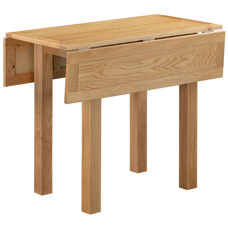 Oxford Oak Square Drop Leaf Table