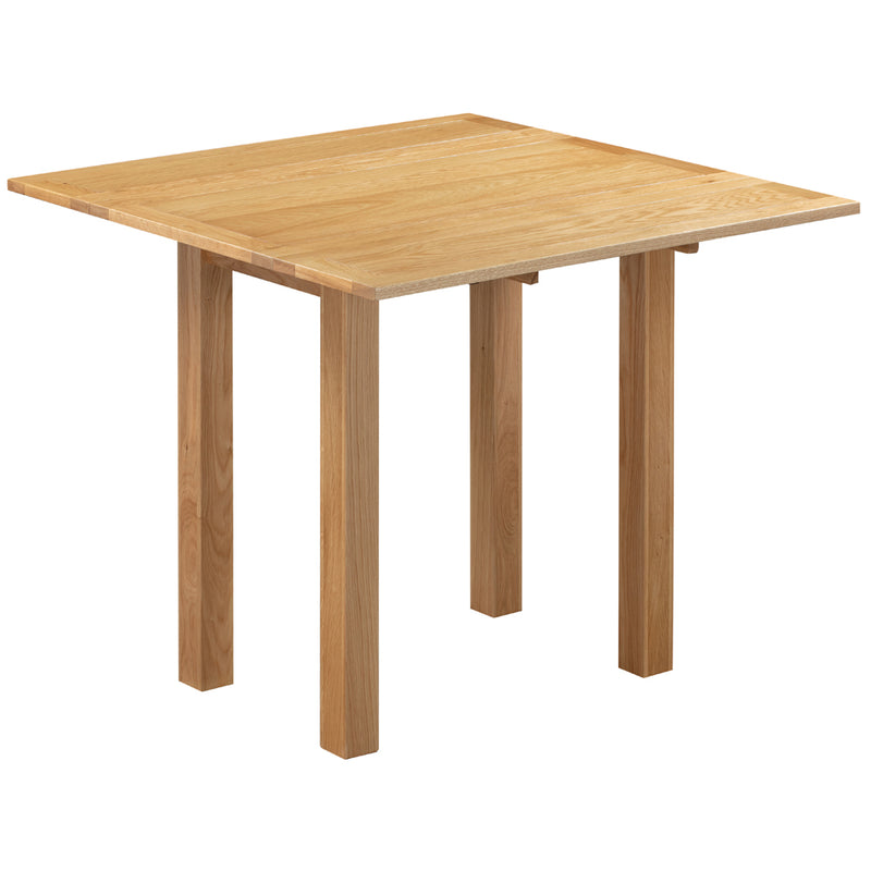 Oxford Oak Square Drop Leaf Table