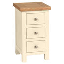 Oxford Painted Compact 3 Drawer Bedside