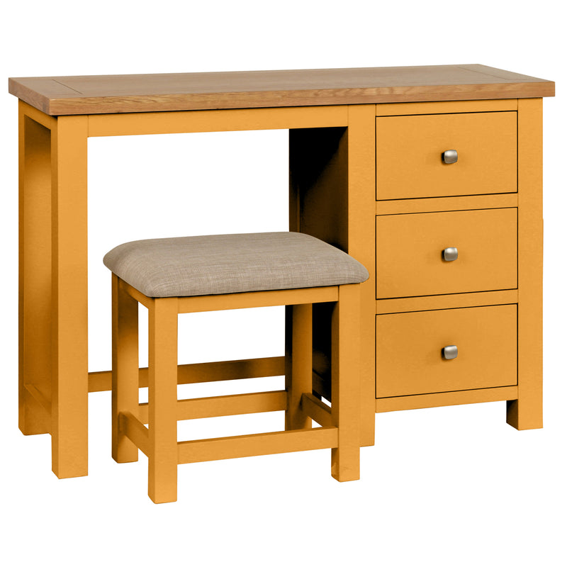 Oxford Painted Single Pedestal Dressing Table Stool Castles