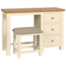 Oxford Painted Single Pedestal Dressing Table & Stool