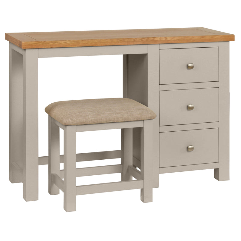 Oxford Painted Single Pedestal Dressing Table & Stool