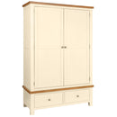 Oxford Painted Double Wardrobe with 2 Drawers