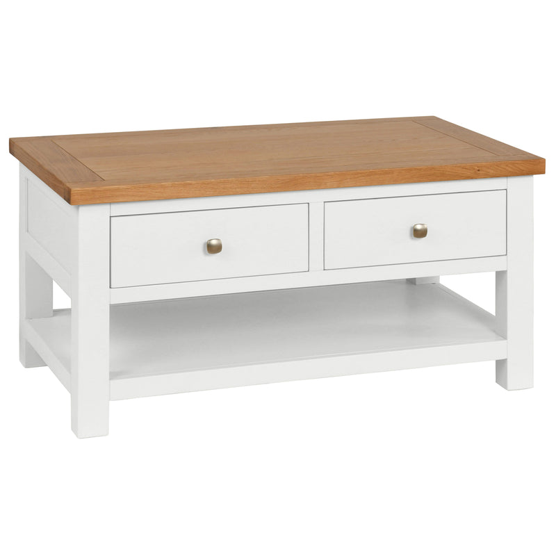 Oxford Painted Coffee Table with 2 Drawers