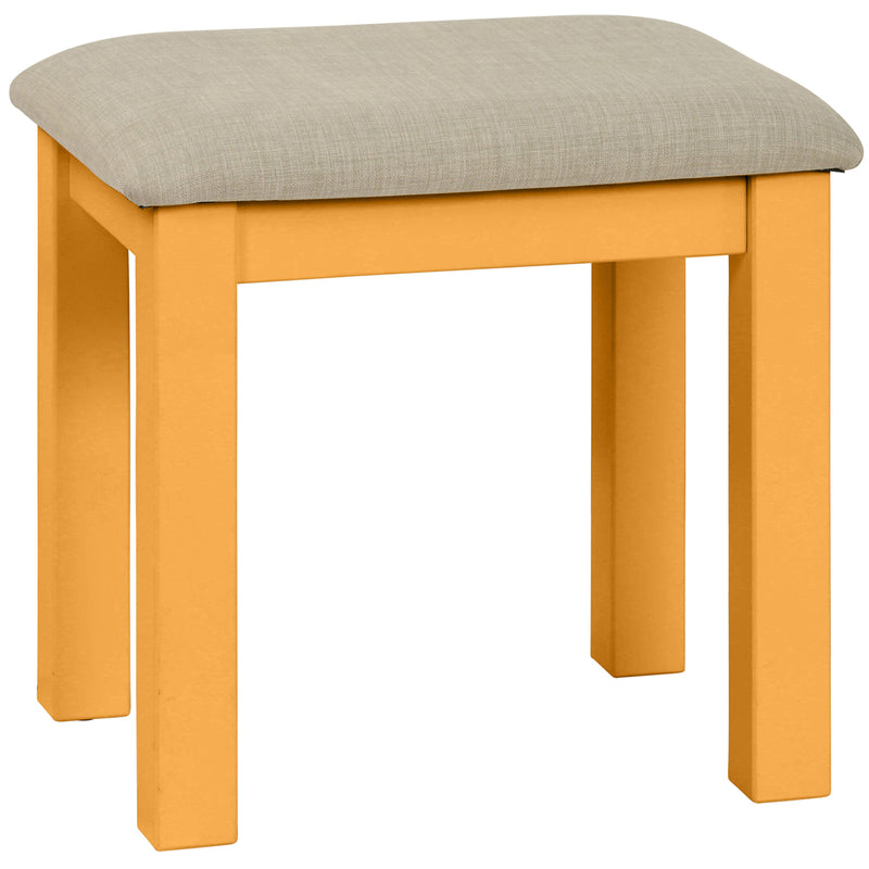 Yellow dressing table shop stool