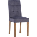 Epsom Graphite Velvet Chair