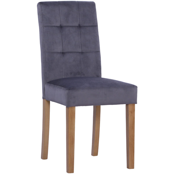 Epsom Graphite Velvet Chair