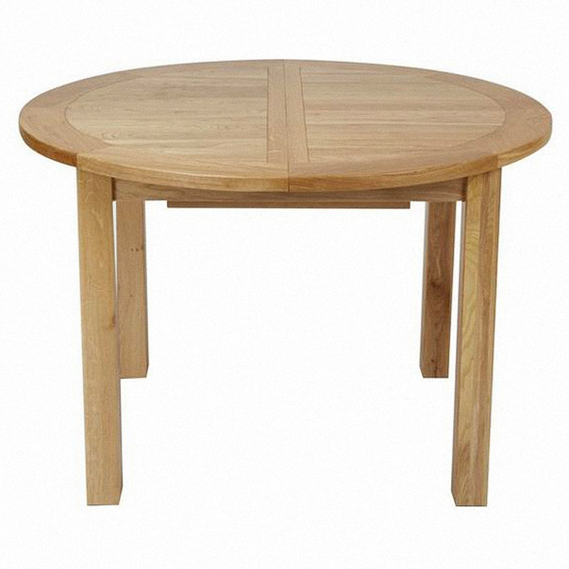 French Oak Round Extending Table