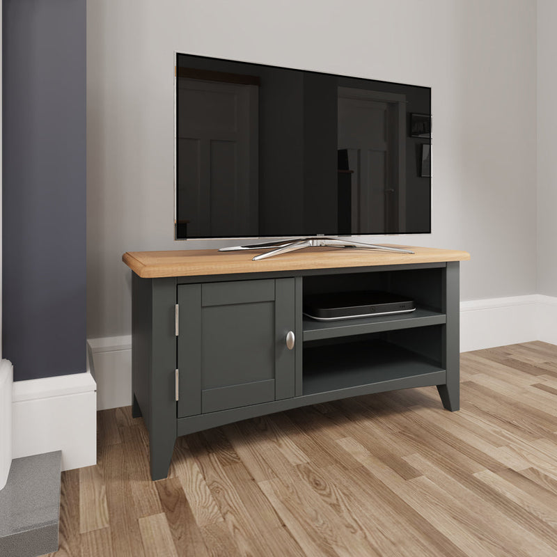 Chichester Grey TV Unit Ex Display Castles Furniture