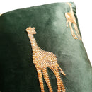 Giraffe Safari Velvet Cushion