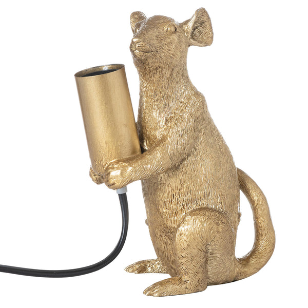 Golden Mouse Table Lamp