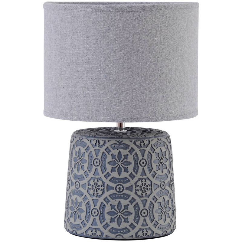 Grey Concrete Geo Lamp