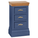Eton Painted Compact 3 Drawer Bedside