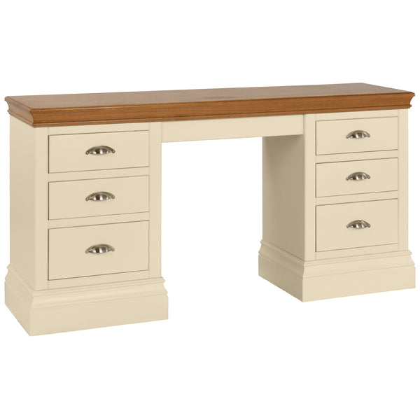 Eton Painted Double Pedestal Dressing Table