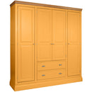 Eton Painted Quad Wardrobe with Drawers