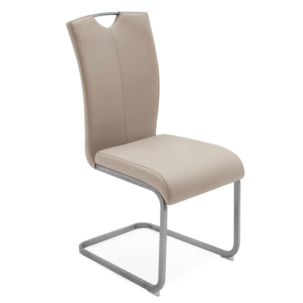 Lazzaro Taupe Chair with Handle